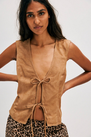 Understated Leather Kerri Suede Bow Vest