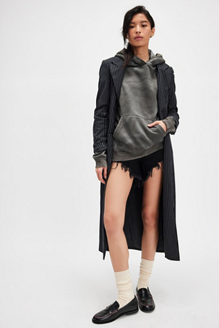 We The Free Your Favorite Washed Hoodie at Free People in Greyhound Combo, Size: Large