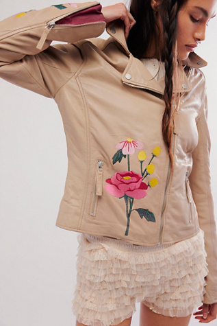 Peonie Leather Jacket