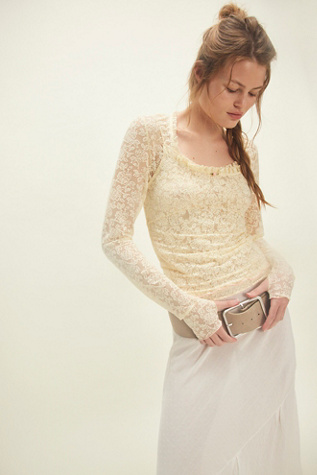 Turning Heads Cami by Intimately at Free People in Yellow, Size: XS