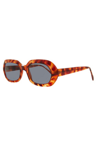 Vintage Nadine Sunglasses Selected by Sunglass Museum at Free People in Brown