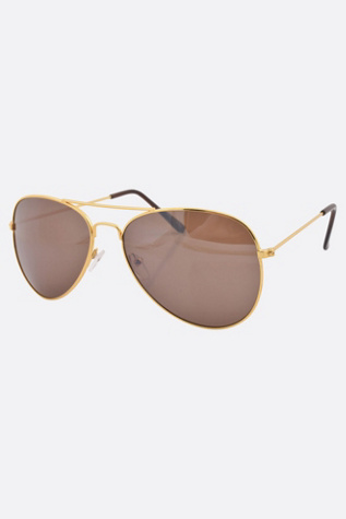 Женские солнцезащитные очки Giant Vintage Sunglasses Giant Vintage Flights Classic Aviator Sunglasses, цвет: Золотой — фото 2