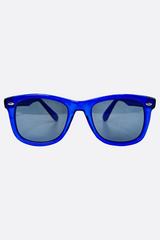 Giant Vintage Safir Classic Sunglasses by Giant Vintage Sunglasses at Free People in Blue