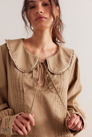 We The Free Molly Sailor Shirt at Free People in Treehouse Combo, Size: Medium