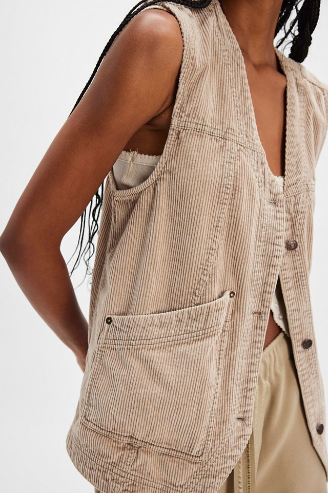 We The Free Valerie Cord Vest #3