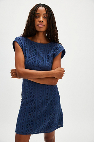 Remember Me Mini Dress at Free People in Navy, Size: XL