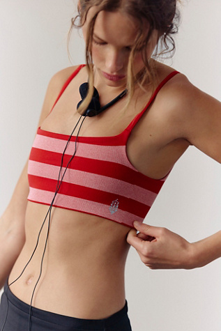 Tighten Up Reversible Stripe Bra by Free People Movement