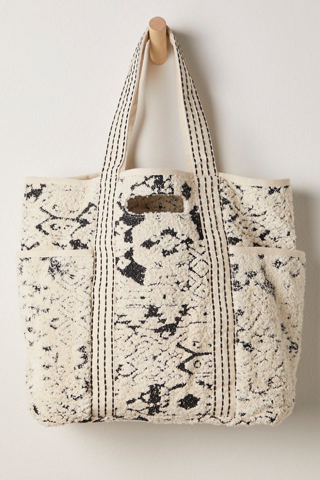 Textured Caravan Tote Bag #1