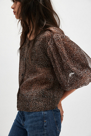 Nigel Preston Opera Puff Printed Top