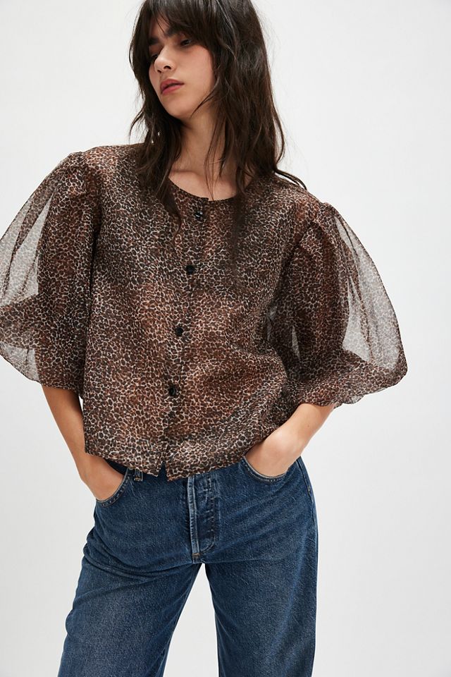 Nigel Preston Opera Puff Printed Top | Free People