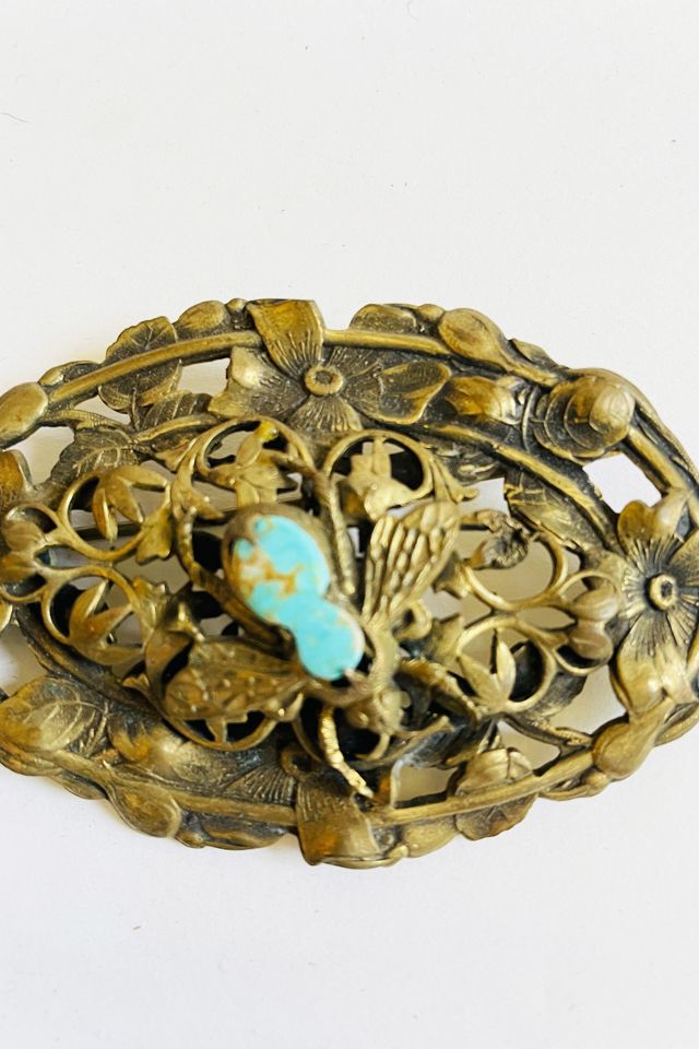 Vintage Czechoslovakian Pin with a Fly Selected by FernMercantile #1