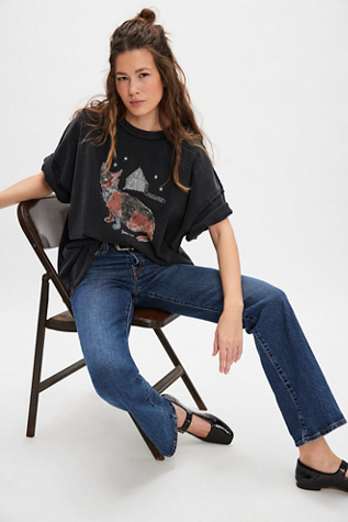 We The Free Farm Friends Tee At Free People In Cat, Size: Large