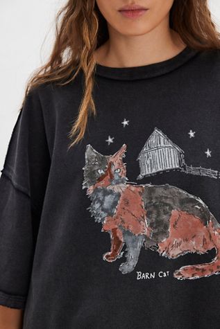 Free People Cocoa Henley Pullover In Black