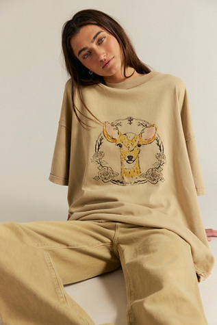 We The Free Farm Friends Tee at Free People in White, Size: XL