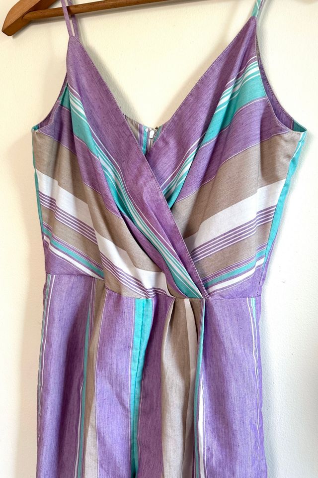 Vintage 1960s Lavender Stripe Jumpsuit Selected by Grievous Angel Vintage #3