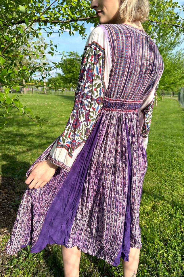 Vintage 1970s Indian Dyed Cotton Dress Selected by Grievous Angel Vintage #2