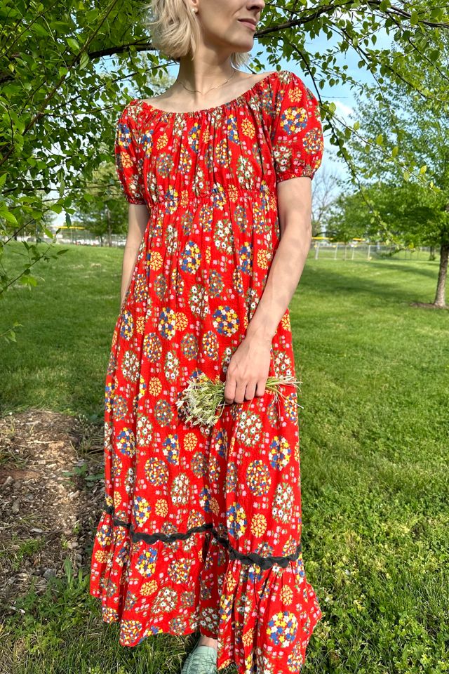 Vintage 2024 Floral Prairie Dress