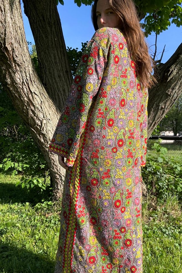Vintage Mirrored and Embroidered Kaftan Selected by Grievous Angel Vintage #1