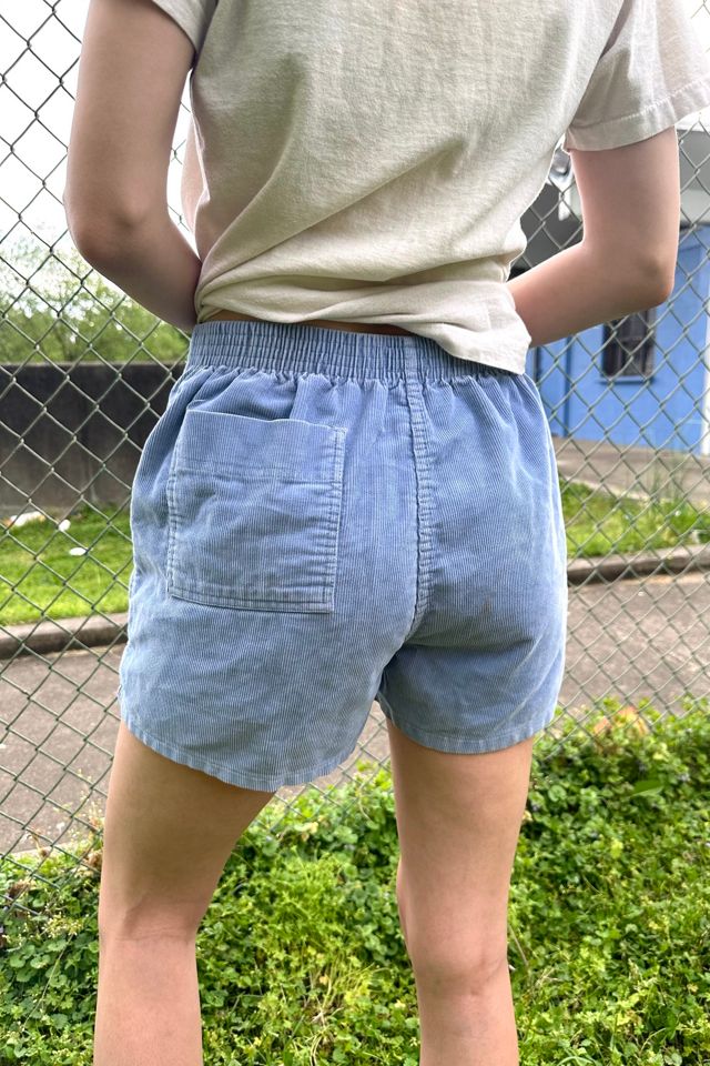 Vintage 1970s Baby Blue Corduroy Shorts Selected by Grievous Angel Vintage #1