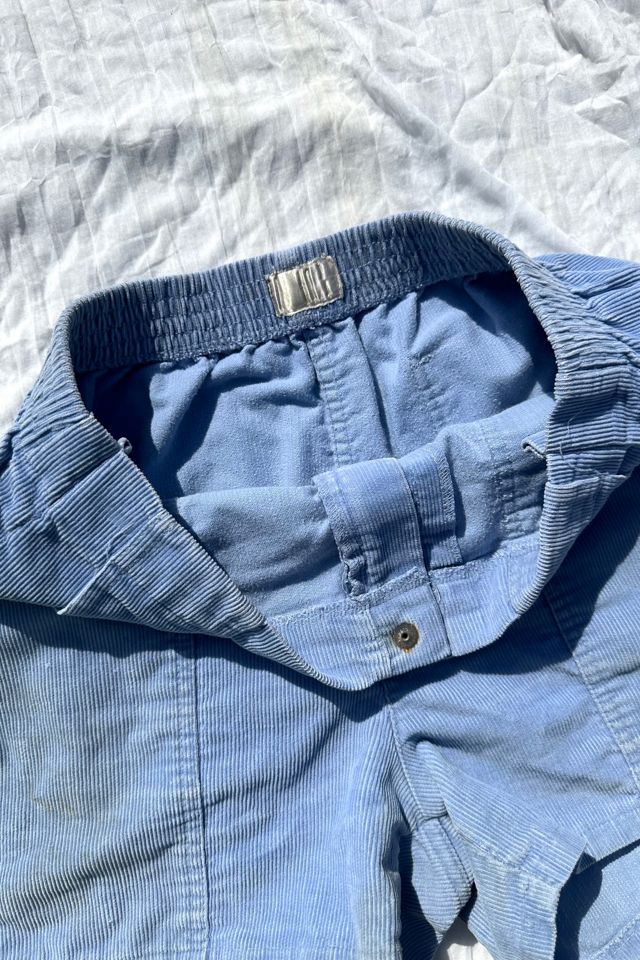 Vintage 1970s Baby Blue Corduroy Shorts Selected by Grievous Angel Vintage #3
