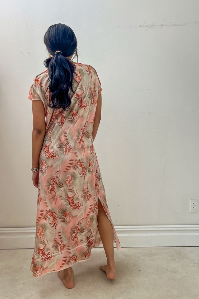 Anna Corinna Reworked Vintage Silky Leopards Smock Dress #1