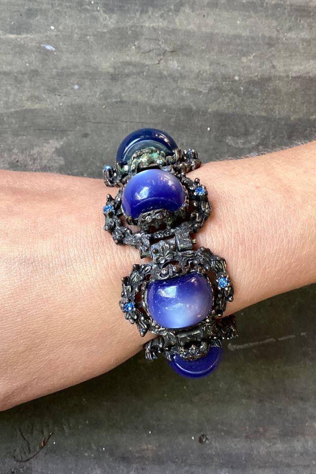 Vintage 1960s Gothic Bracelet with Stones Selected by Cherry #2