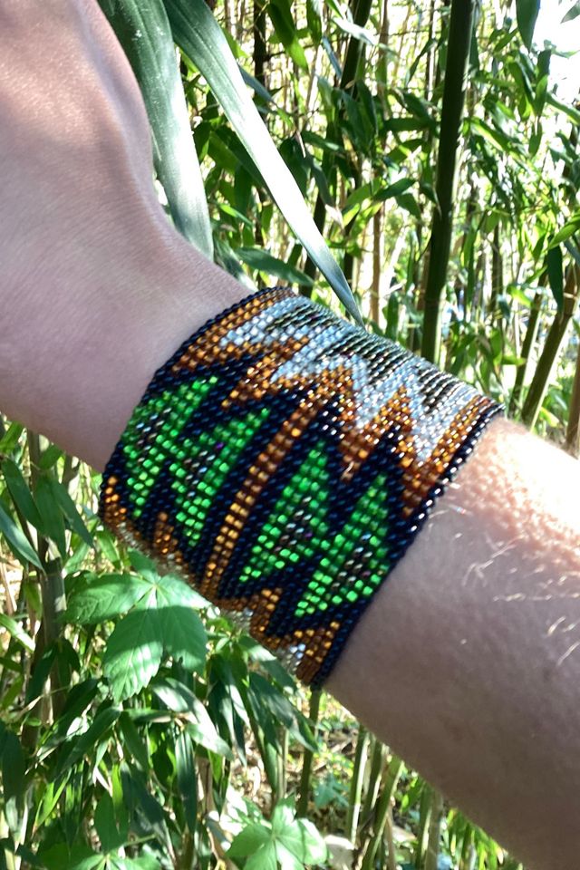 Vintage 1970s Southwest Beaded Bracelet Selected by Cherry #2