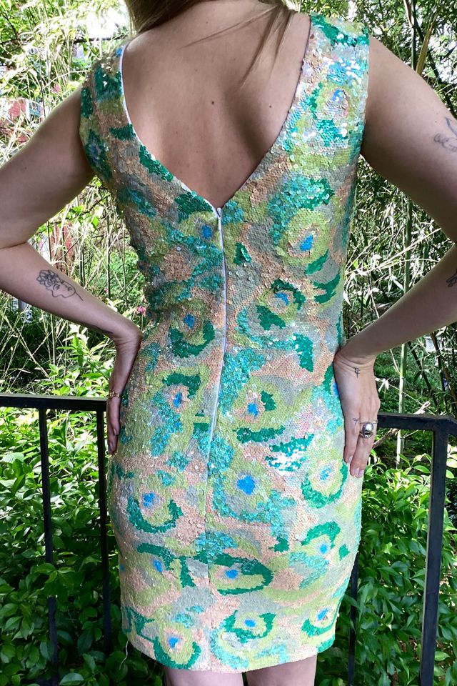 Vintage 1990s Pastel Sequins Dress Selected by Cherry #1