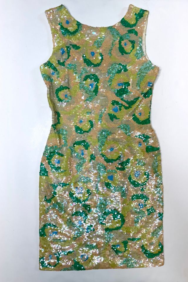 Vintage 1990s Pastel Sequins Dress Selected by Cherry #2