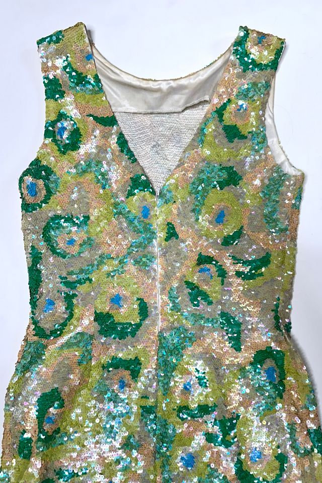 Vintage 1990s Pastel Sequins Dress Selected by Cherry #3