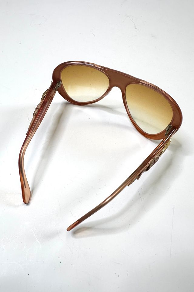 Vintage 1970s Donald Brooks Leather Mini Belted Sunglasses Selected by Cherry #3