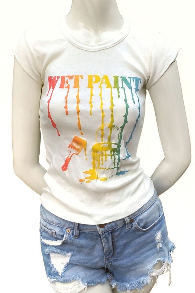 1970's Wet Paint T-shirt Selected by Garbage Soup #1