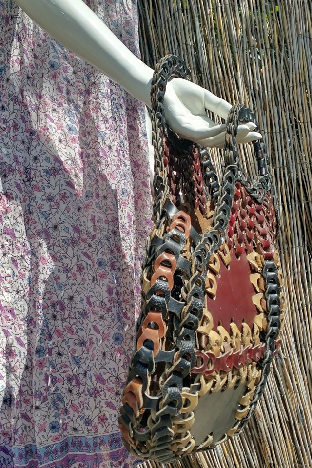 1970's Loop Leather Tote Bag Selected by Garbage Soup #2