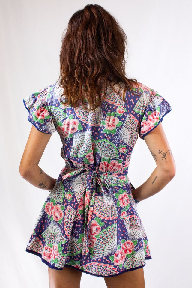 Vintage 60s Mode O'Day Floral Patterned Mini Dress Selected by Black Shag Vintage #1