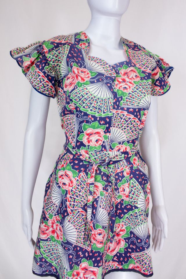 Vintage 60s Mode O'Day Floral Patterned Mini Dress Selected by Black Shag Vintage #2