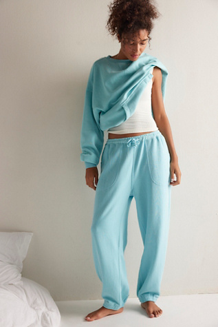Slow It Down Joggers by Intimately at Free People in Blue, Size: S