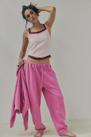 Slow It Down Joggers By Intimately At Free People In Cashmere Rose, Size: XL