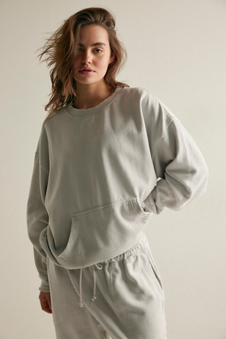 Slow It Down Pullover by Intimately at Free People in Grey, Size: XL