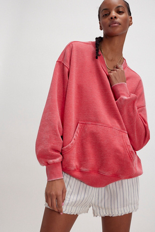 Slow It Down Pullover By Intimately At Free People In Poppy Red, Size: Medium