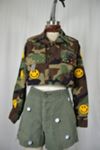 Vintage Smiley Camo Army Jacket Selected by Rank & Sugar