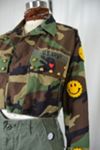 Vintage Smiley Camo Army Jacket Selected by Rank & Sugar