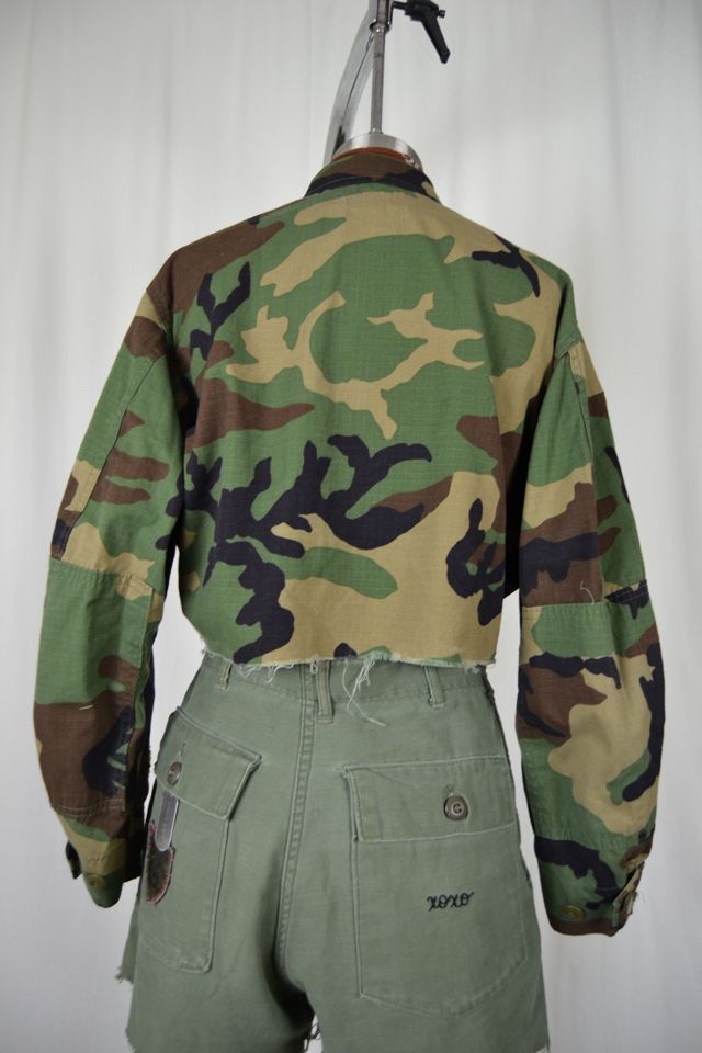 Vintage Smiley Camo Army Jacket Selected by Rank & Sugar #3