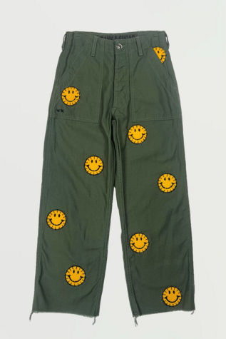 Vintage Smiley Army Pants Selected by Rank & Sugar