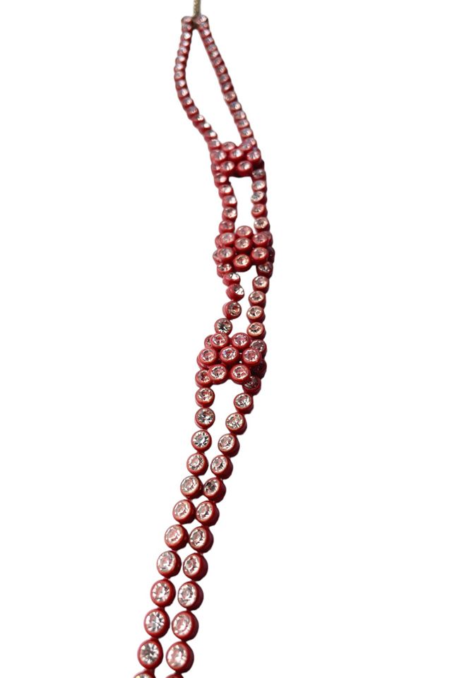 Vintage Red Rhinestone Choker Selected By Ankh By Racquel Vintage #1