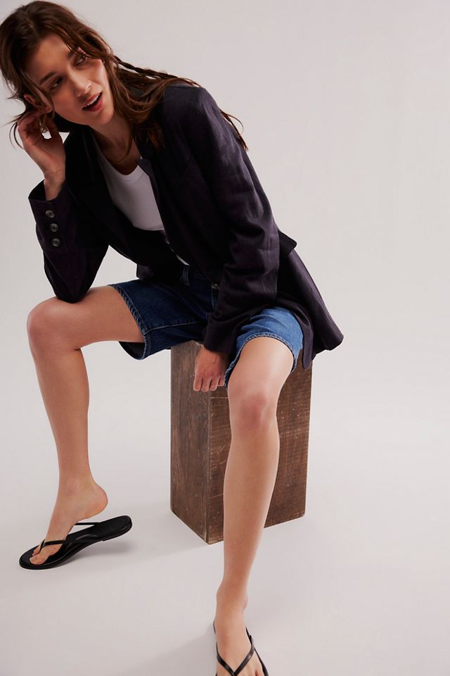 Charlotte Linen Blazer #2