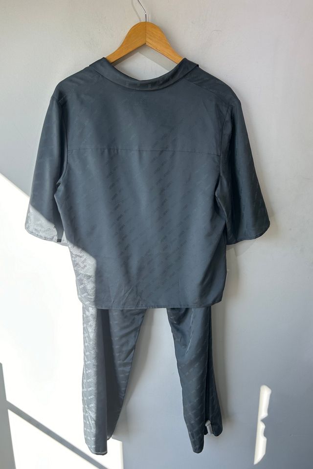 Sally Lapointe Grey Silk Set Selected by The Curatorial Dept. #1