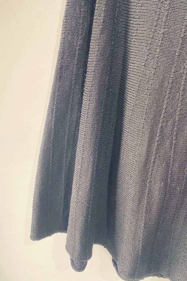 Vintage Black Knit Skirt Selected by The Curatorial Dept. #2