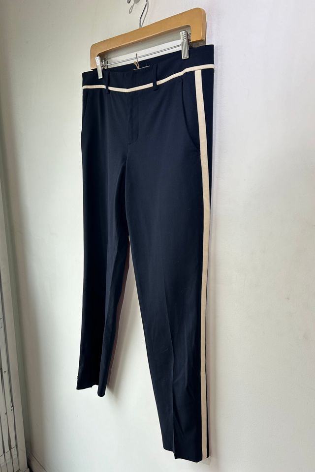 Vince Navy Wool Tuxedo Pants Selected by The Curatorial Dept. #1