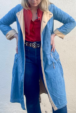 Kapital Japan Light Denim Overcoat Selected by The Curatorial Dept