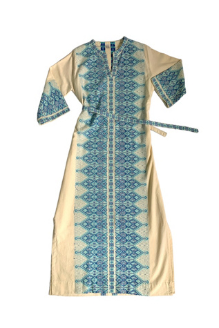 Vintage 1970s Embroidered Tunic Dress Selected by SharpLilTeeth